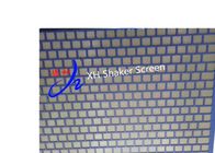 SS304 파란 색깔 DFE 기름 선형 운동 혈암 셰이커를 위한 편평한 셰이커 스크린